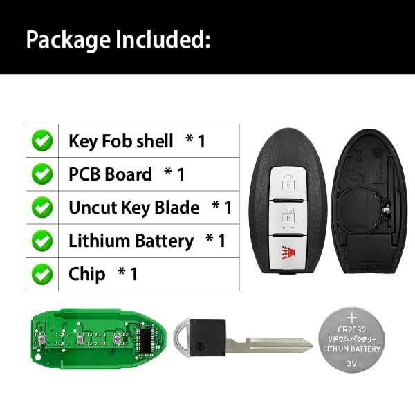 Amazon.com: Keylessbest Replacement for 2018 2019 2020 2021 Nissan